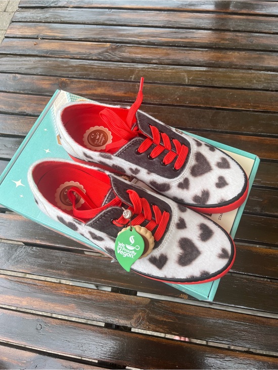 Shoes - Brand new with tags in box Hot Chocolate design polka pup love sneakers